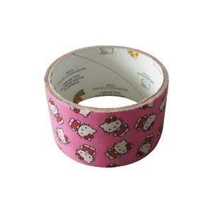 Duck Brand Hello Kitty Pink Pattern Duct Tape Sanrio Crafting Good Partial Roll